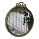 Vintage English brass mirror mid-20th century