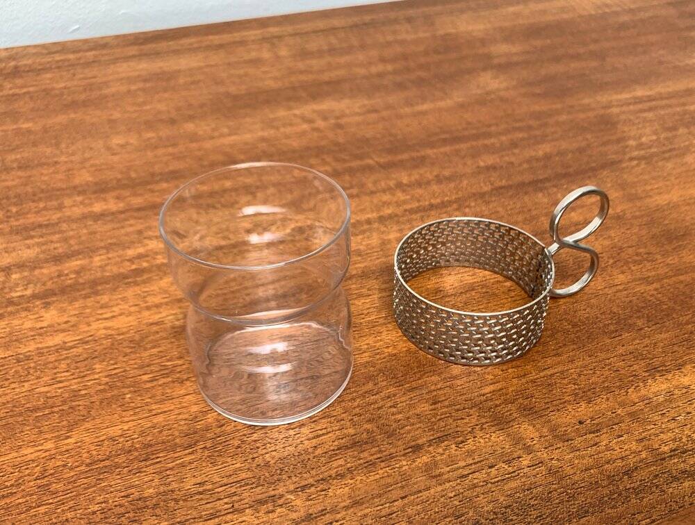 Mid-century Finnish Tsaikka tea glass by Timo Sarpaneva for Iittala.