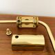 1970s Brass Lesan Wall Lamp by Florian Schulz
