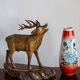 Vintage large porcelain ceramic vase Lubiana, Europe, 1960s