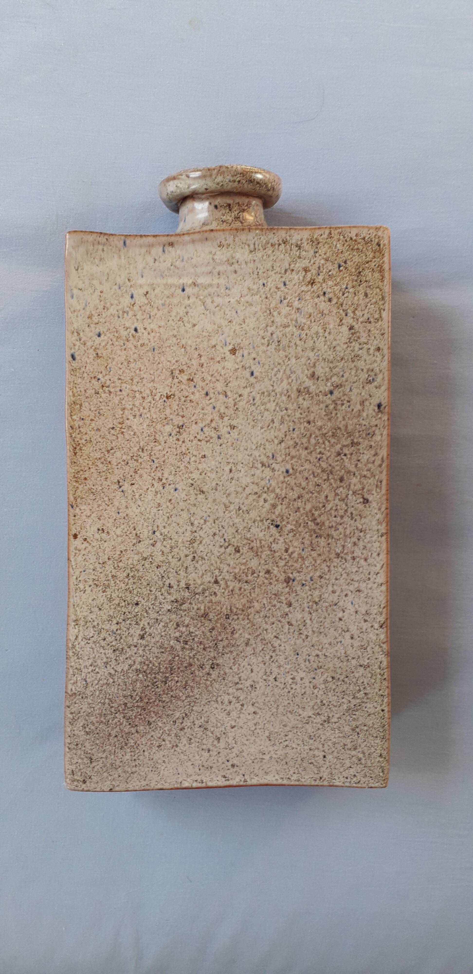 Very original vintage vase in brutalist style.