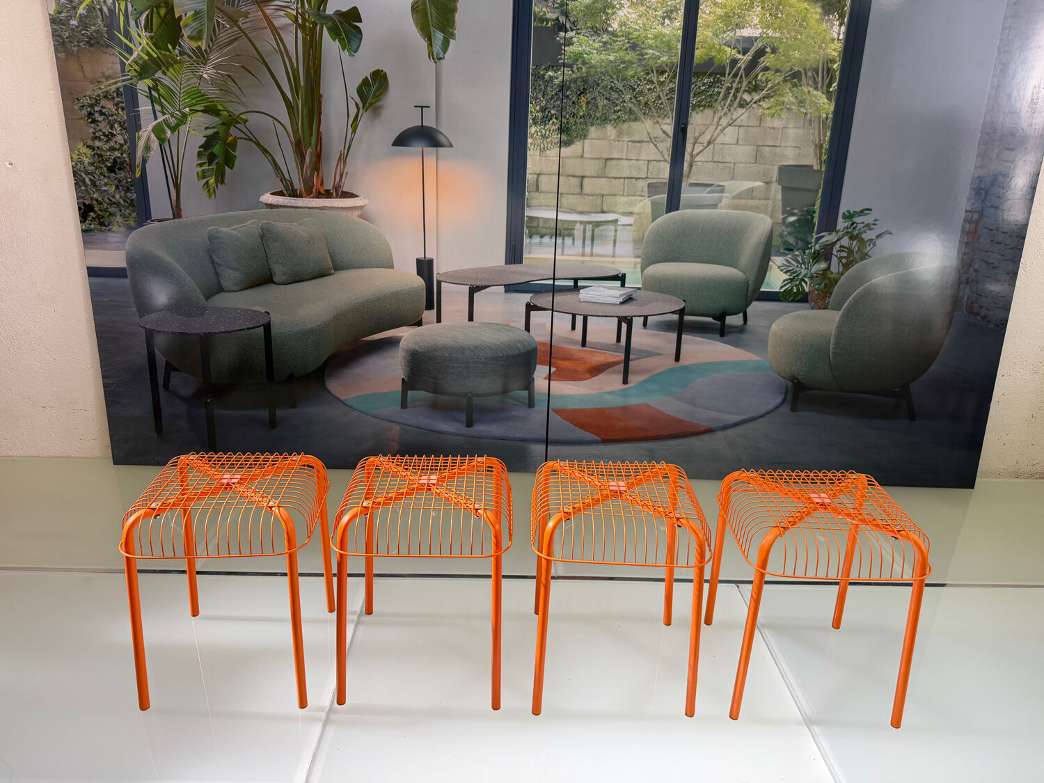 Set of 4 Ikea stools model Vasteron.