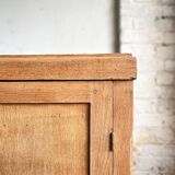 Old oak workshop cabinet