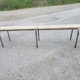 Vintage schoolboy bench