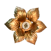 Gold leaf sconce