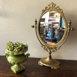 Ancient brass mirror
