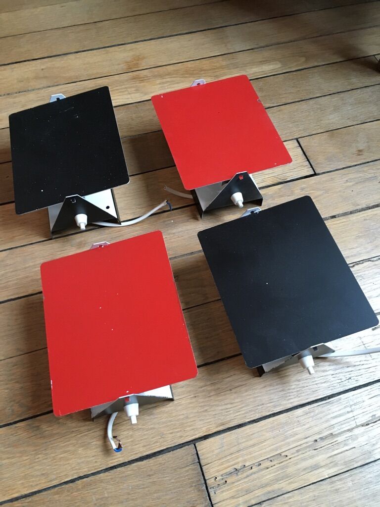 Pair of wall lamps Charlotte Perriand CP1 "Arcs"