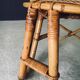 Mid-Century Bamboo High Back Chair from Rohé Noordwolde, Netherlands, 1960s