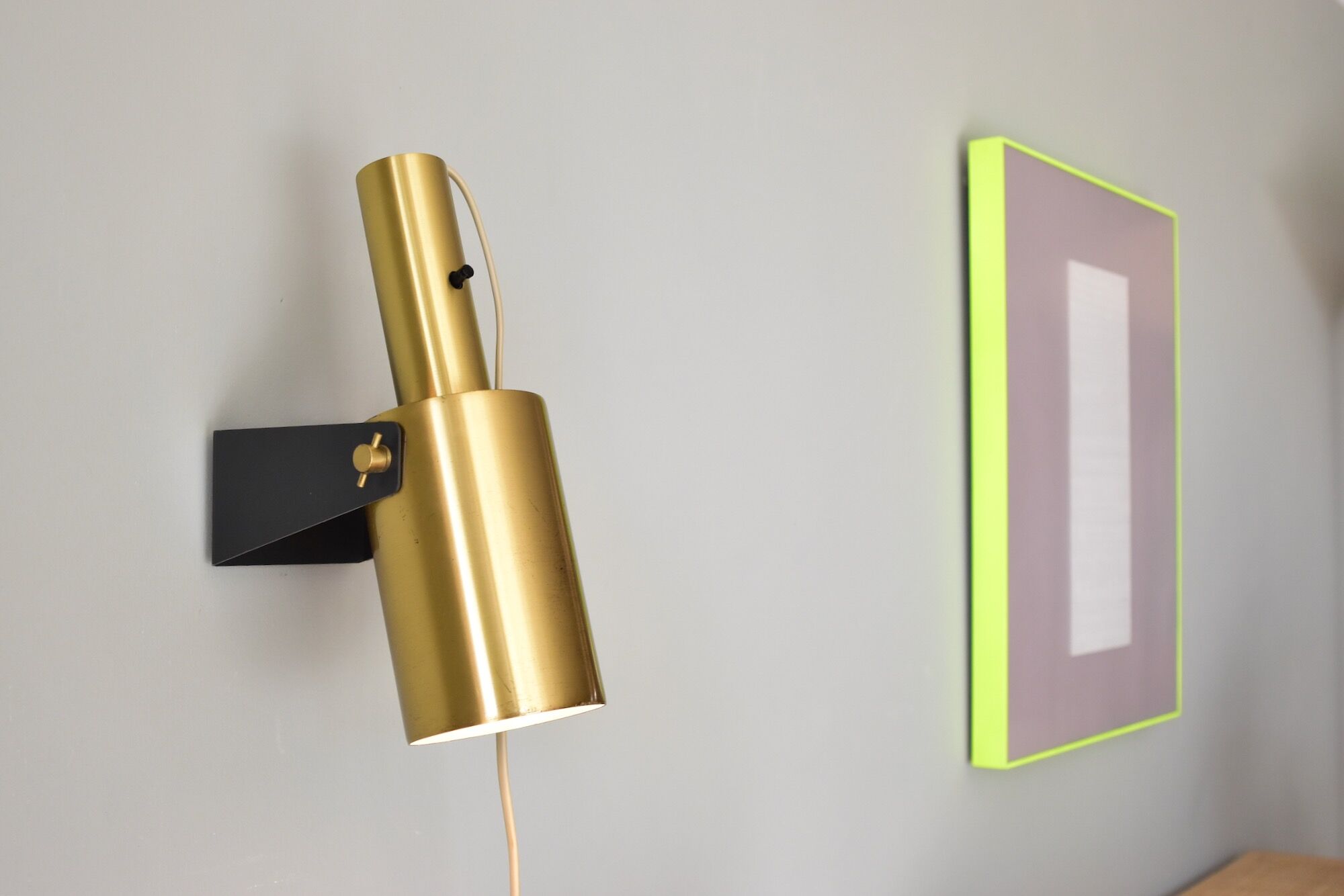 Sonet Wall Light by Hans Per Jeppesen for Fog & Mørup, 1960s Denmark