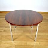 Rosewood and Chrome Dining Table 1960