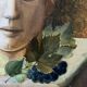 HSP Painting Allegorical Still Life Sculpture Pedestal Marine