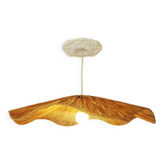 Suspension in raffia braided 65 cm