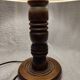 Basque style turned wood bedside lamp Charles Dudouyt taste