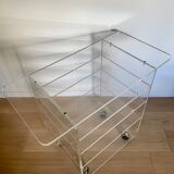 Desserte/Meuble-TV plexiglas transparent
