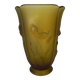 Pressed glass vase Inwald Barolac, model "Floral" 1960s
