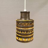 Danish ceramic hanging lamp, designed by Jette Hellerøe, in the 1970s.