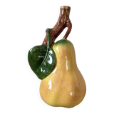 Vintage ceramic bottle in the shape of a pear.