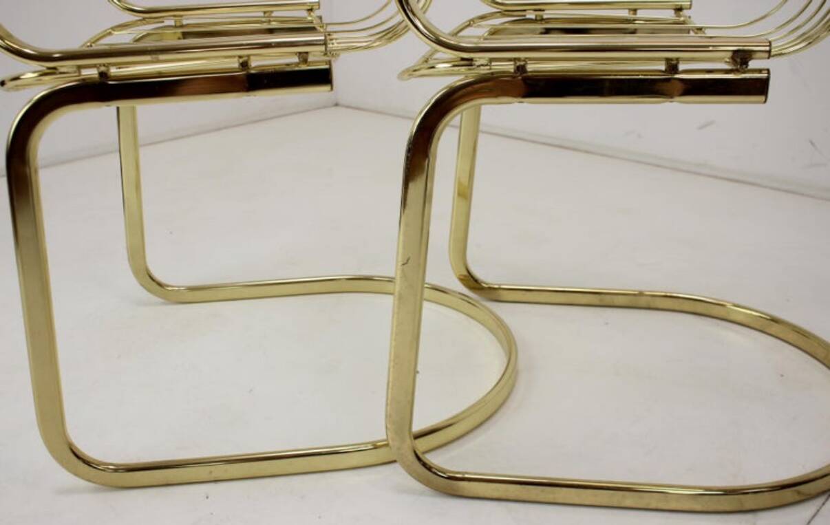 Pair of Gastone Rinaldi chairs, 1970s.