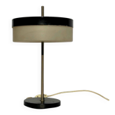 Kamenický Šenov table lamp with cylindrical shade, Czechoslovakia, 1970s