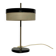 Kamenický Šenov table lamp with cylindrical shade, Czechoslovakia, 1970s