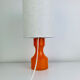 Lampe 70’s opaline orange vintage