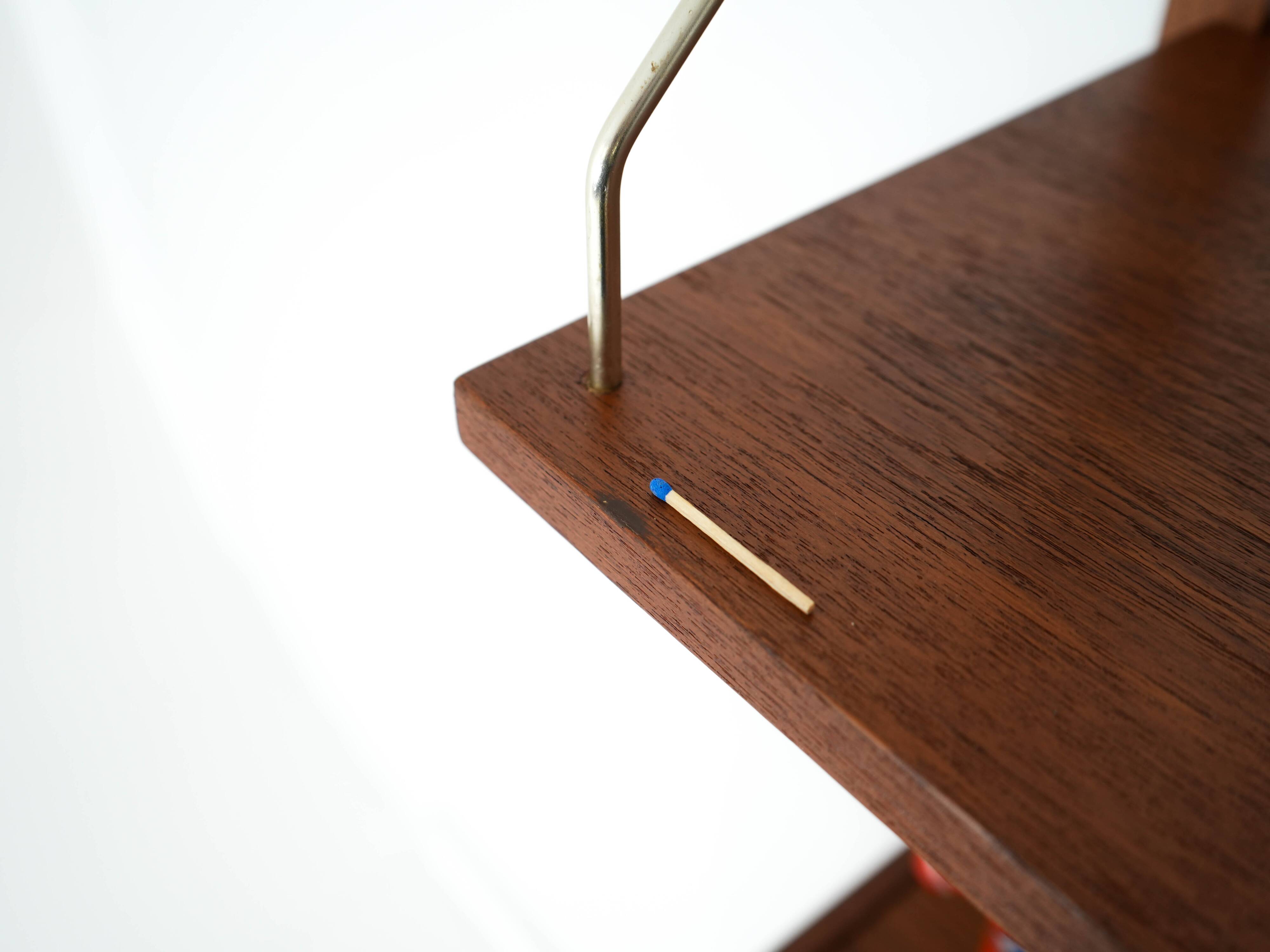 Teak shelving unit, Danish design, 1960s, manufactured in Denmark