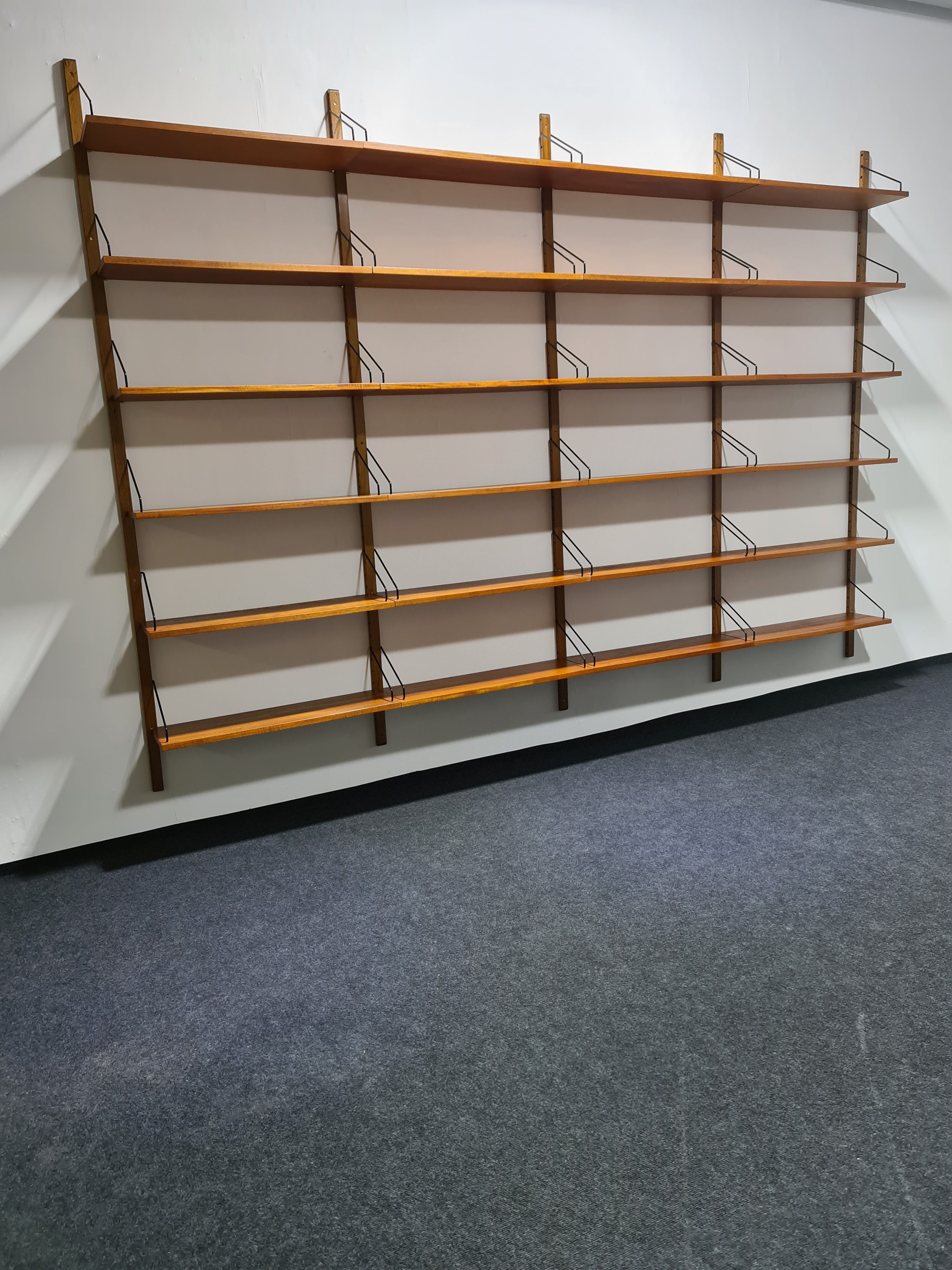 Vintage Xl Poul Cadovious teak book shelves