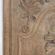 Panel, bas relief in natural wood, 18th century period