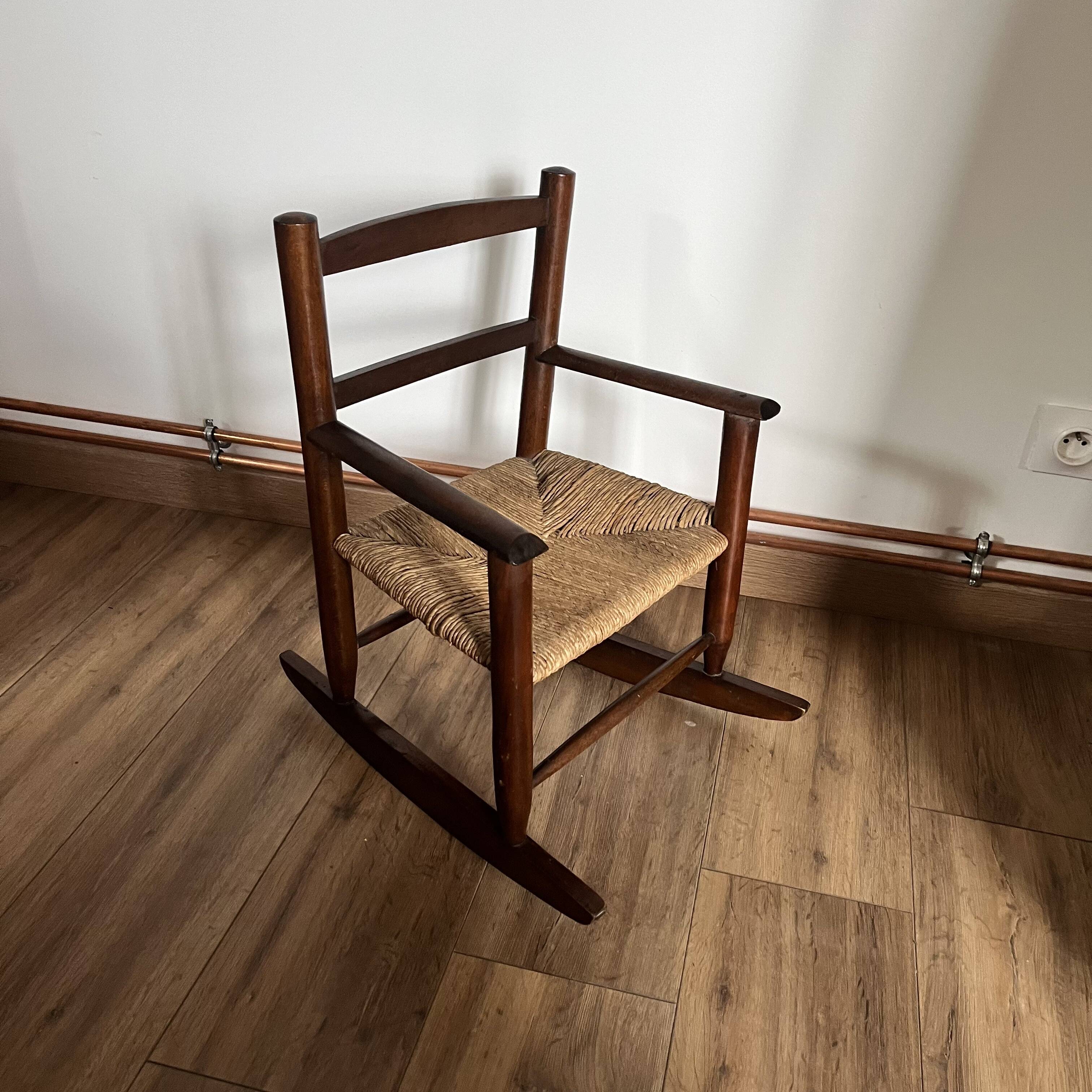 Pair of children's rocking chairs