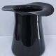 ice bucket and black Murano champagne glass from the 1980s