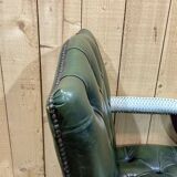 Fauteuil Chesterfield anglais des années 70