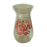Hyacinth vase in glass decoration grave years 1950