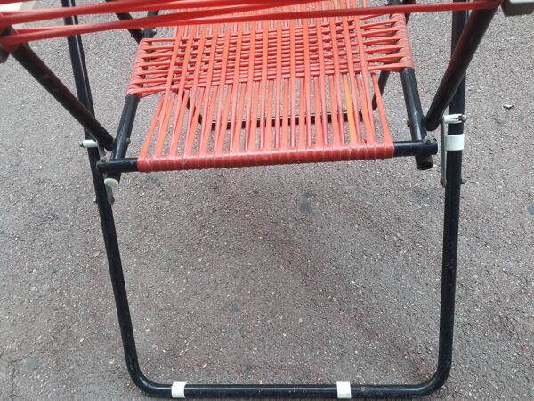 fauteuil pliant scoubidou