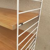 Shelf type string in beech and metal year 70 scandinavian style.