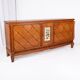 Art Deco oak buffet with crossbars, France, 1940s
