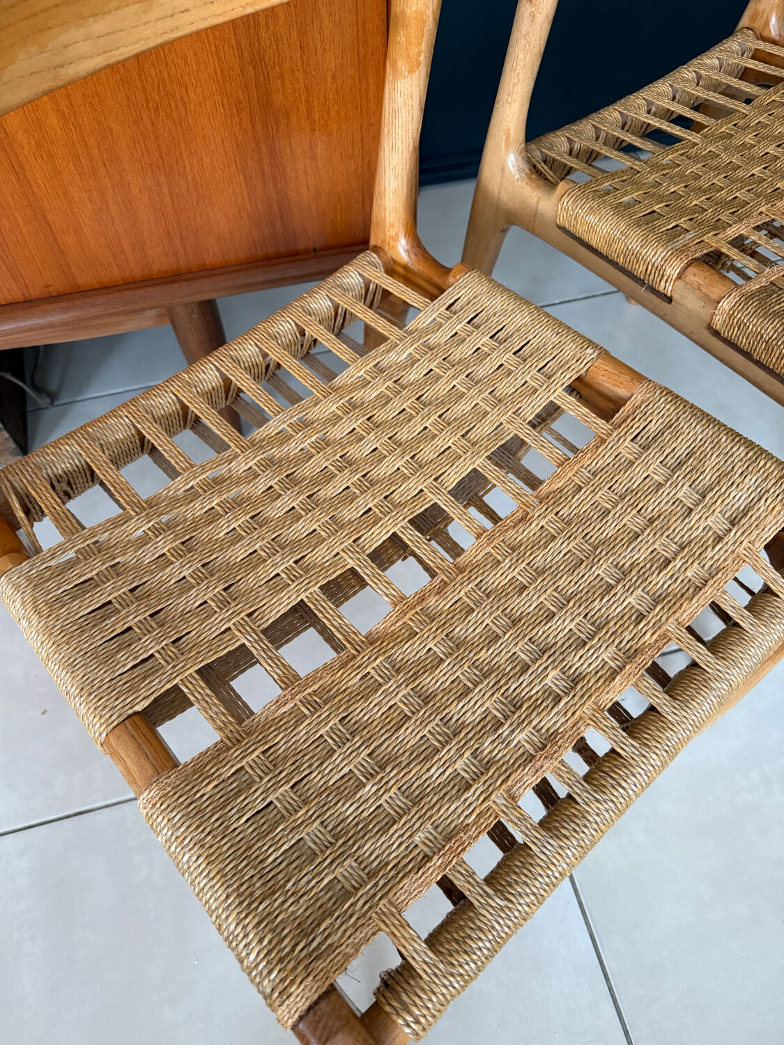Paire de chaises "Havana" par Gessef – Design Italien, 1960