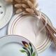 Vintage Gien and St Amand soup plates