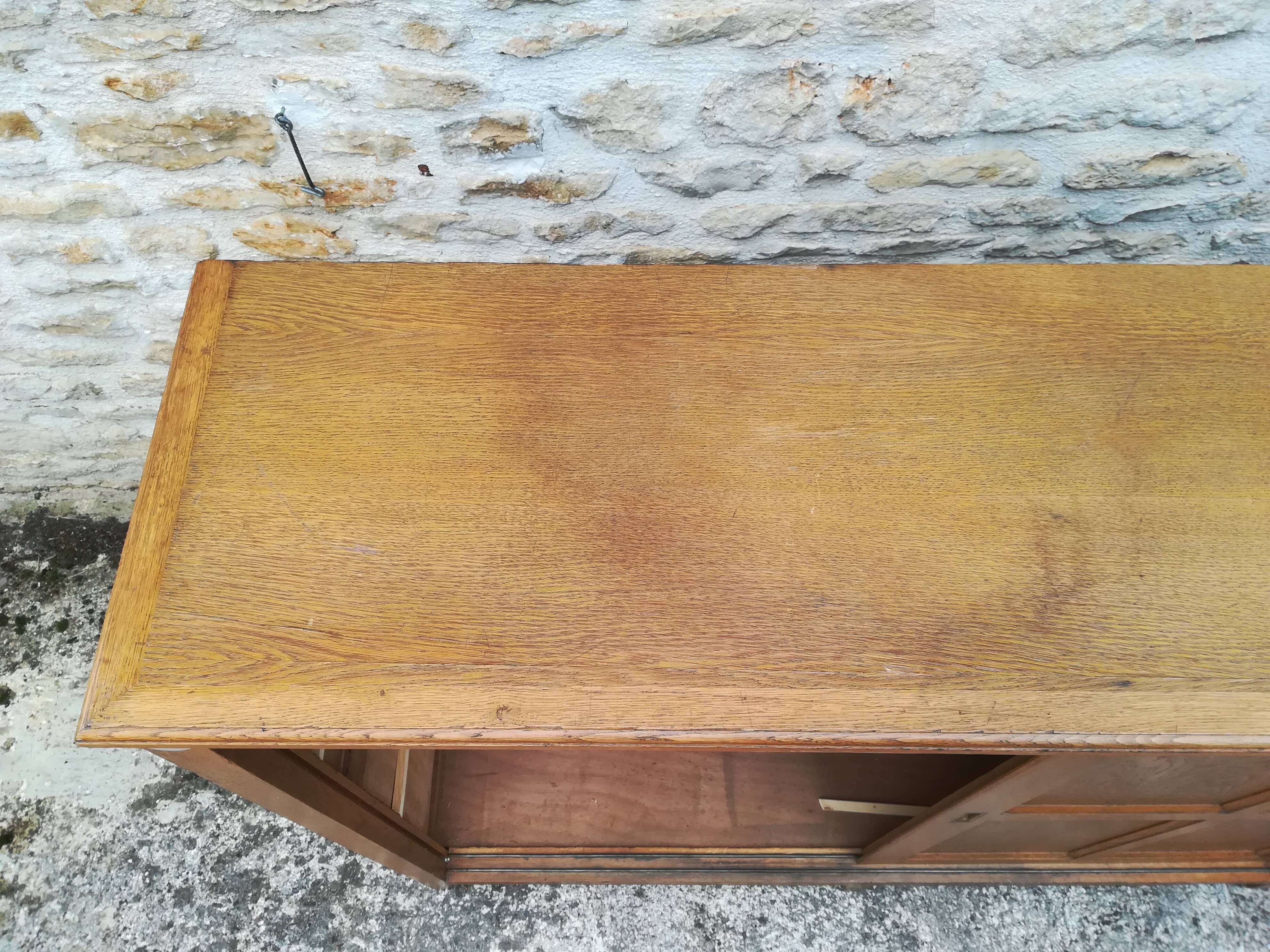 Furniture has two sliding doors