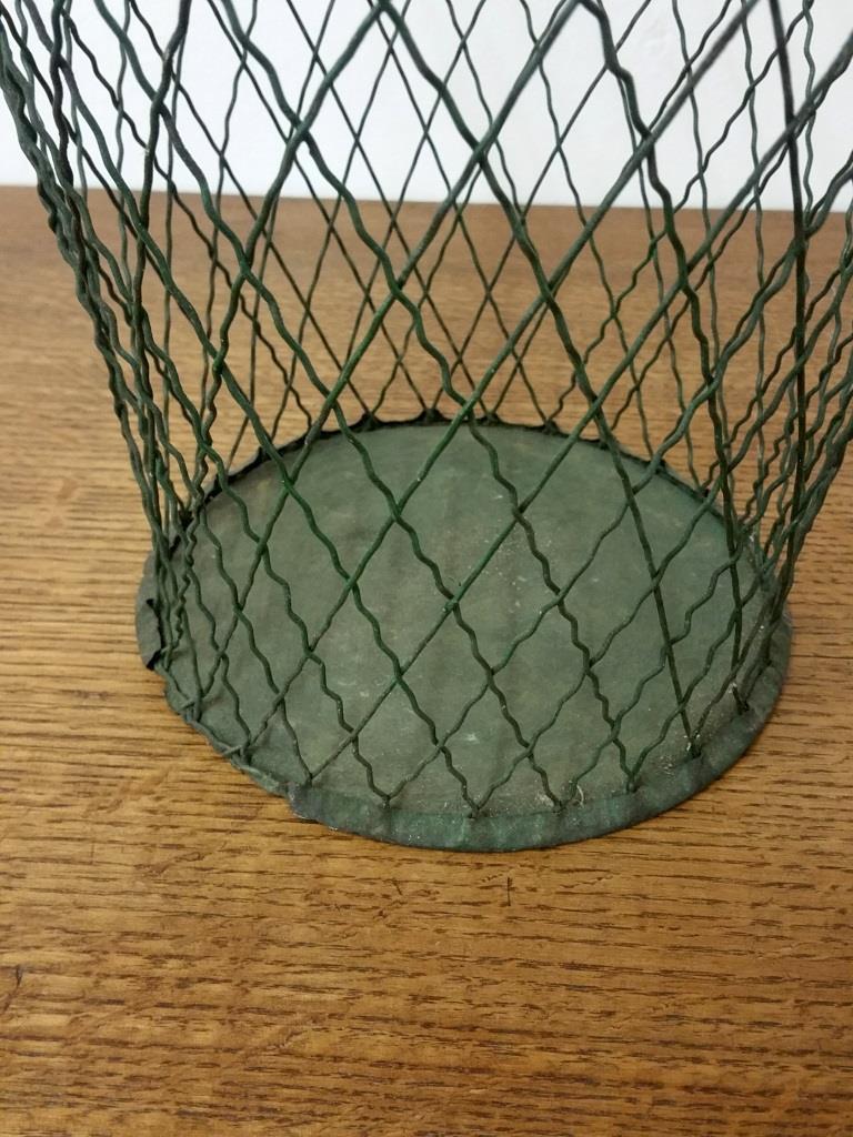 Old waste paper basket