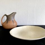 Denbac pitcher, flamed terracotta, 1900