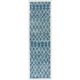 Moroccan Berber Tulu Runner Rug in Light Blue Color. 100 Wool