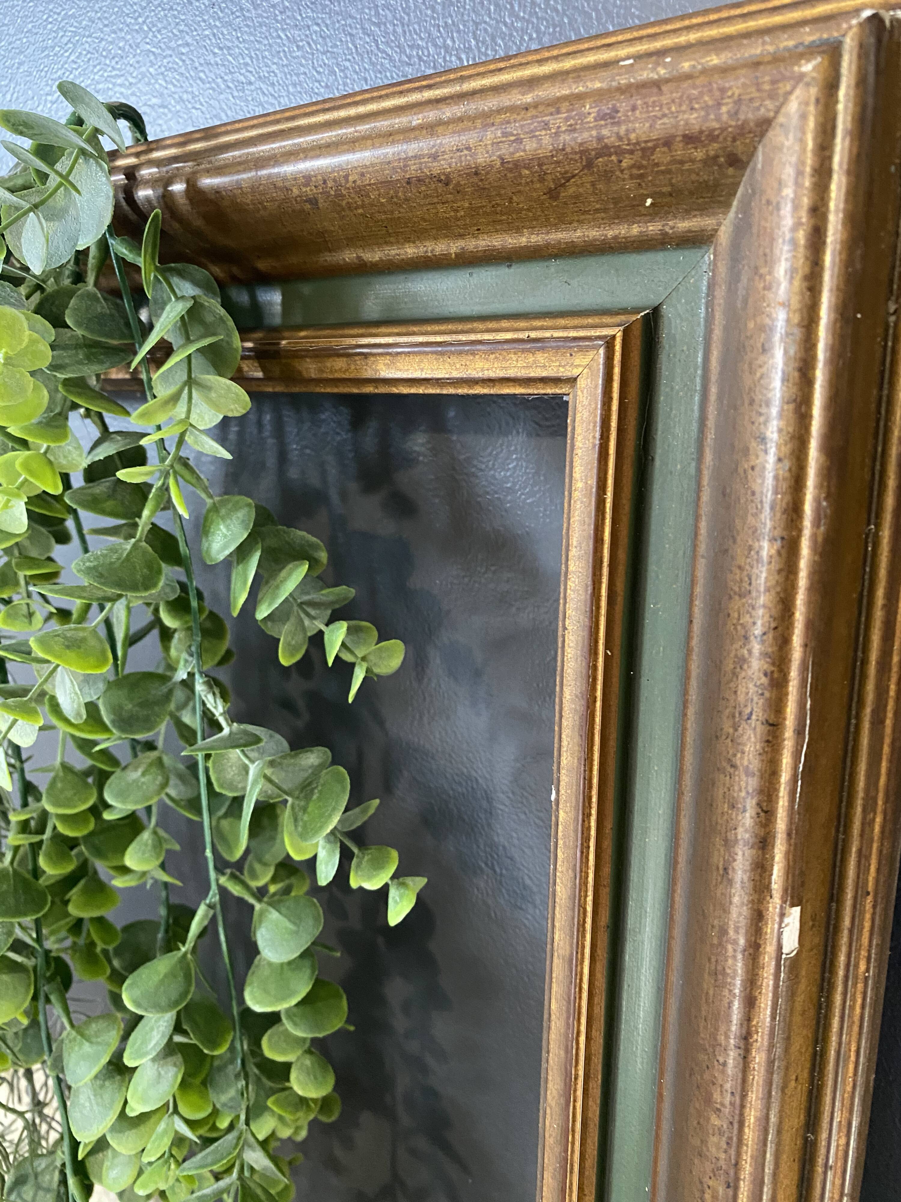 Former large-format wooden frame