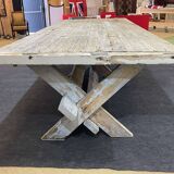 Workshop table in fir - carpenter's work from the 1970s-80s