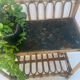 Rattan shelves