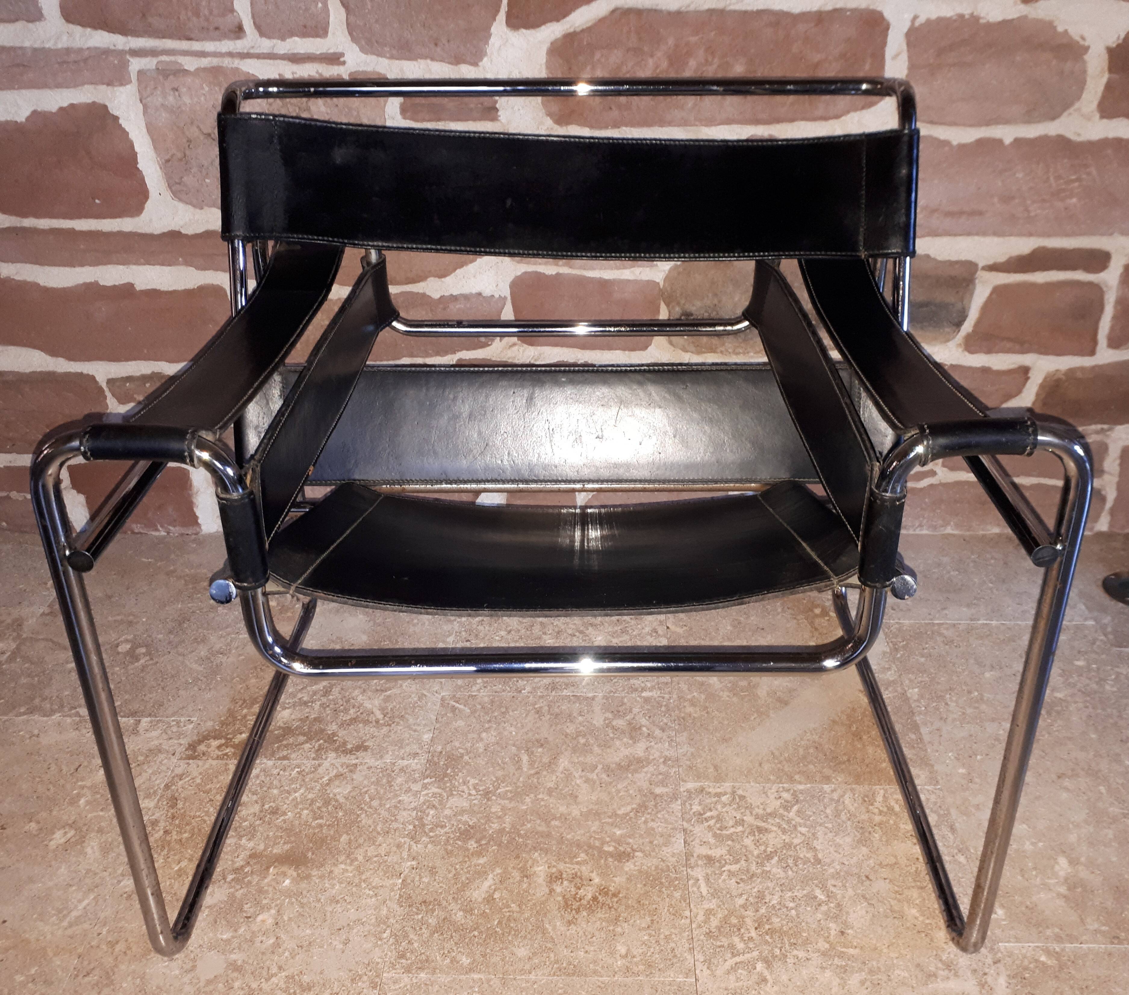 B3 Wassily club chair designed by Marcel Breuer