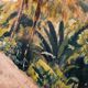 Exotic landscape painting of Tahiti from the 1940s to 1960s.