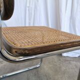 Vintage Cesca Cane Chair: 1970s Italian Mid-Century Modern Dining Office Ch