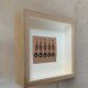 Miniature frame, antique pocket watch hands