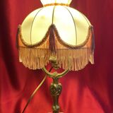 Lamp, marine wall light with pendulum, in bronze, early 20th century
