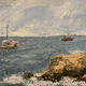 Tableau, marine by Louis Peyrat (1911-1999)